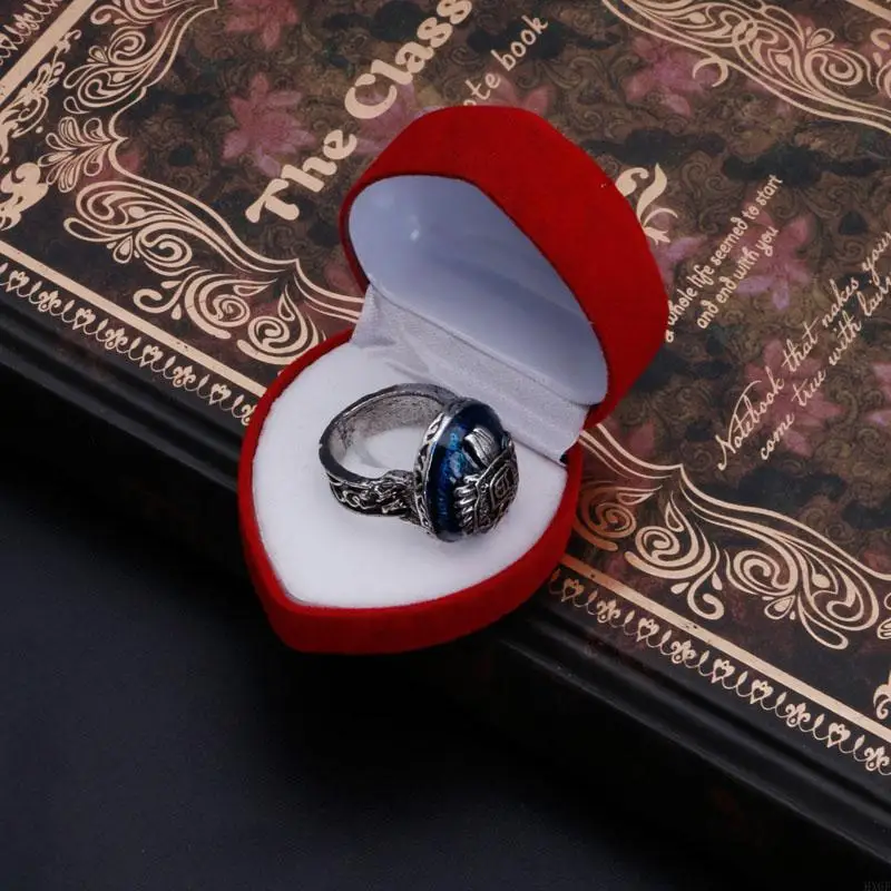 HX6F Red Hearted Wedding Wedding Diamond Rings Box для женских серьгов