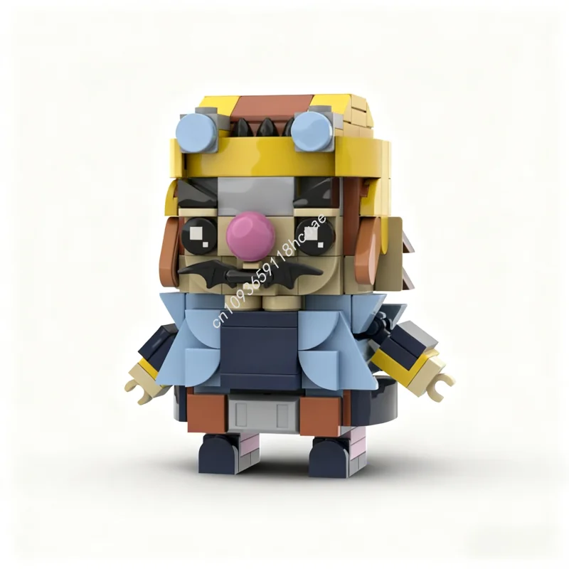 

180 шт. MOC Wario Brickheadz модель строительные блоки идея кирпич модульный DIY день рождения детские игрушки творческое образование рождественские подарки