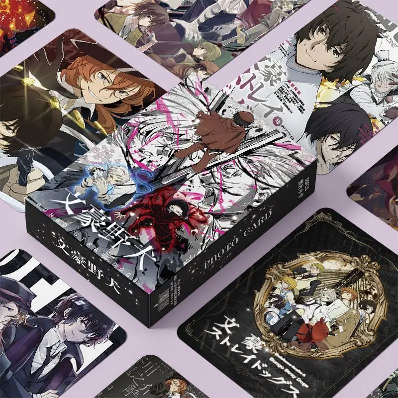 Dazai Osamu Anime Game Collection Cards Nakajima Atsushi LOMO Card Self Made Paper Card Cartoon Print Photocard Fans Collection