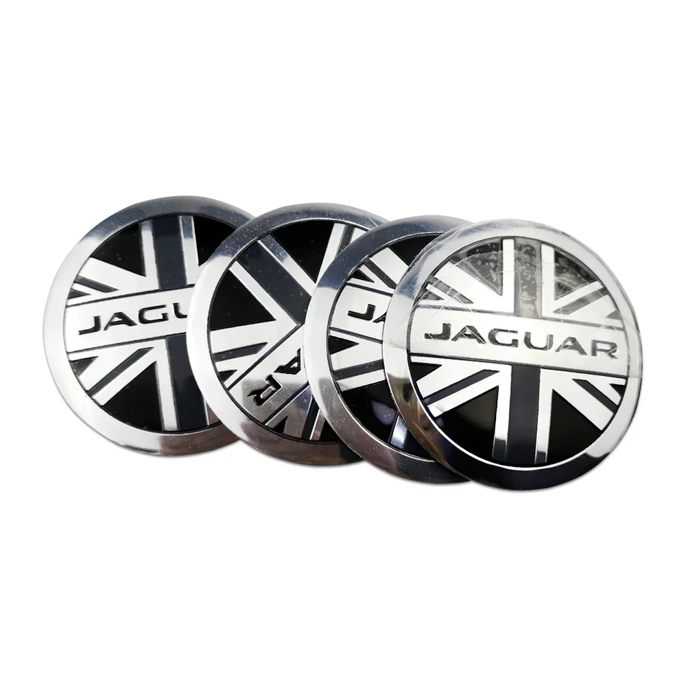 56mm Car Wheel Center Hub Caps Emblem Sticker for Jaguar E Pace Etype XE XK XJ XF F Pace F-type X-type S-type XJS XJL XJ6 XKR