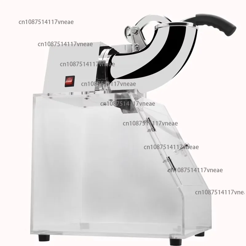 Macchina per la produzione di coni di neve per tritaghiaccio elettrico commerciale in acciaio inossidabile con motore ad effetto finale come componente centrale