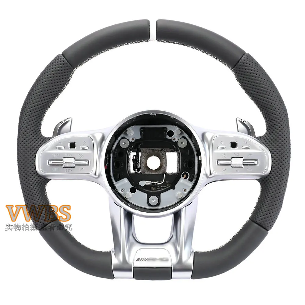 For Mercedes Benz AMG GT W205 W177 W213 OEM Steering Wheel Customized Leather Steering Wheel