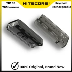 NITECORE TIP SE Rechargeable Keychain Light 700Lumens Dual-Core Built-in 500mAh battery Protable LED EDC Flashlight