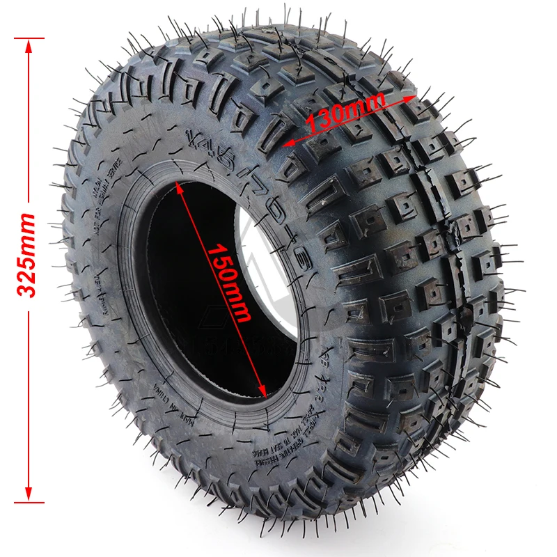 6 Inch ATV Tubeless Tire 145/70-6 Four Wheel Vehcile for 50cc 70 90 110cc 125cc Go Kart Kids Quad Dirt Bike Buggy