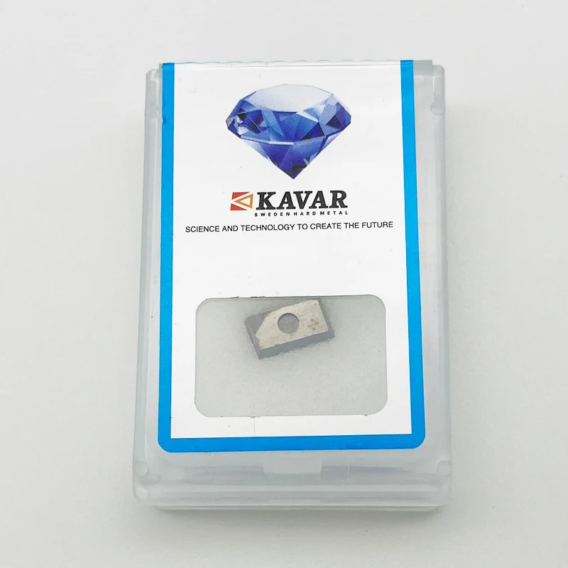 APGW APKT PCD Diamond Insert  APGW1135 04 08 PCD30AL Chip Breaking Tool Aluminum Alloy End Mill Tool CNC Carbide PCD Insert