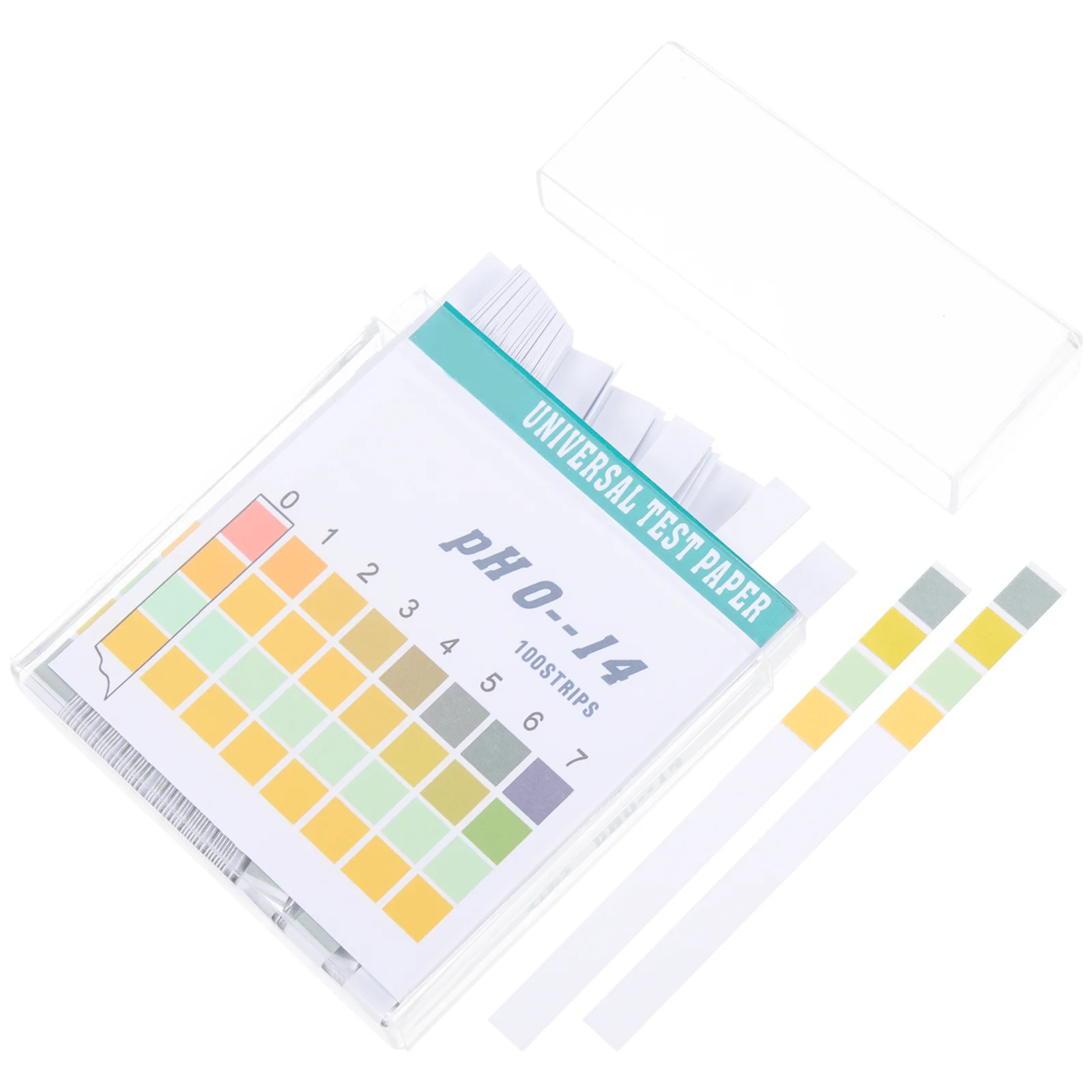 

100pcs Ph Test Paper 1-14 Acid Alkalinity Liquid Testing Strips For Water Soil Pool Quick Durable Portable Lab Instrument