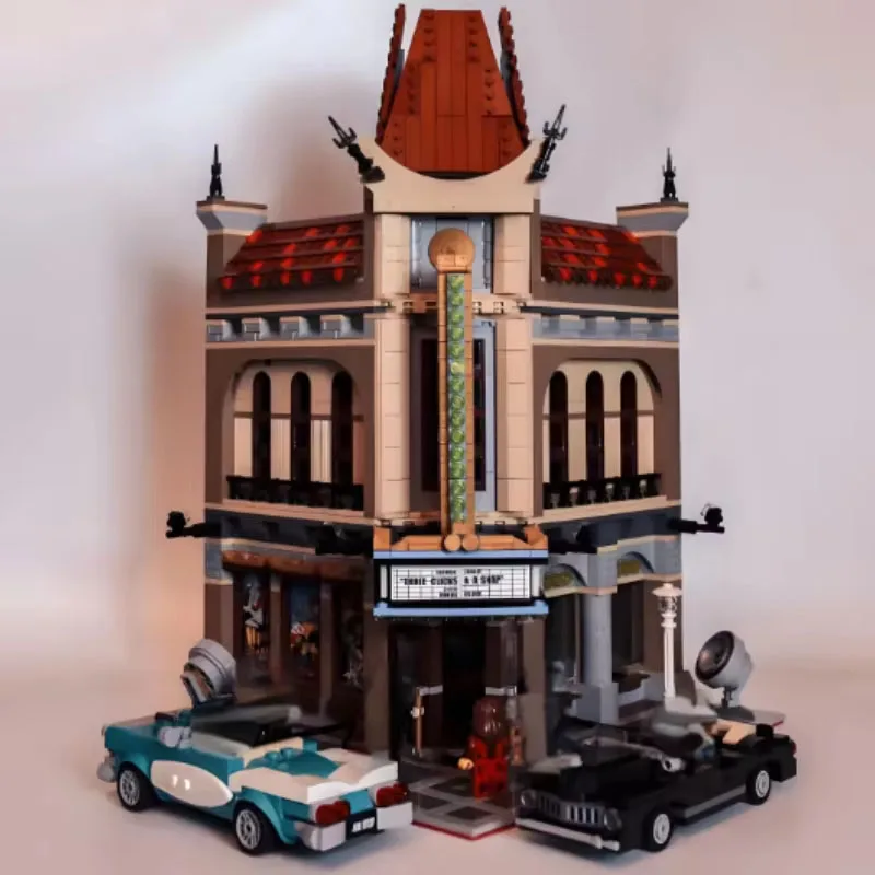 

2196 PCS Palace Cinema Building Blocks Bricks Birthday Compatible 10232 15006 Christmas Gift Toys IN Stock