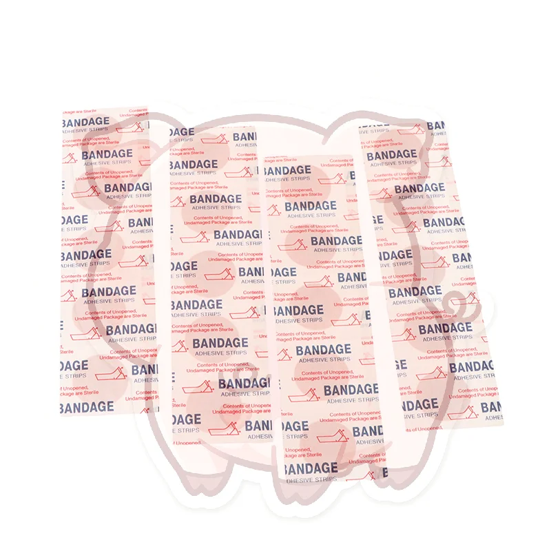 100Pcs Mini Waterproof Band Aid Round Small Wound Dressing  Tape Adhesive Bandage Wound Fixation Tape