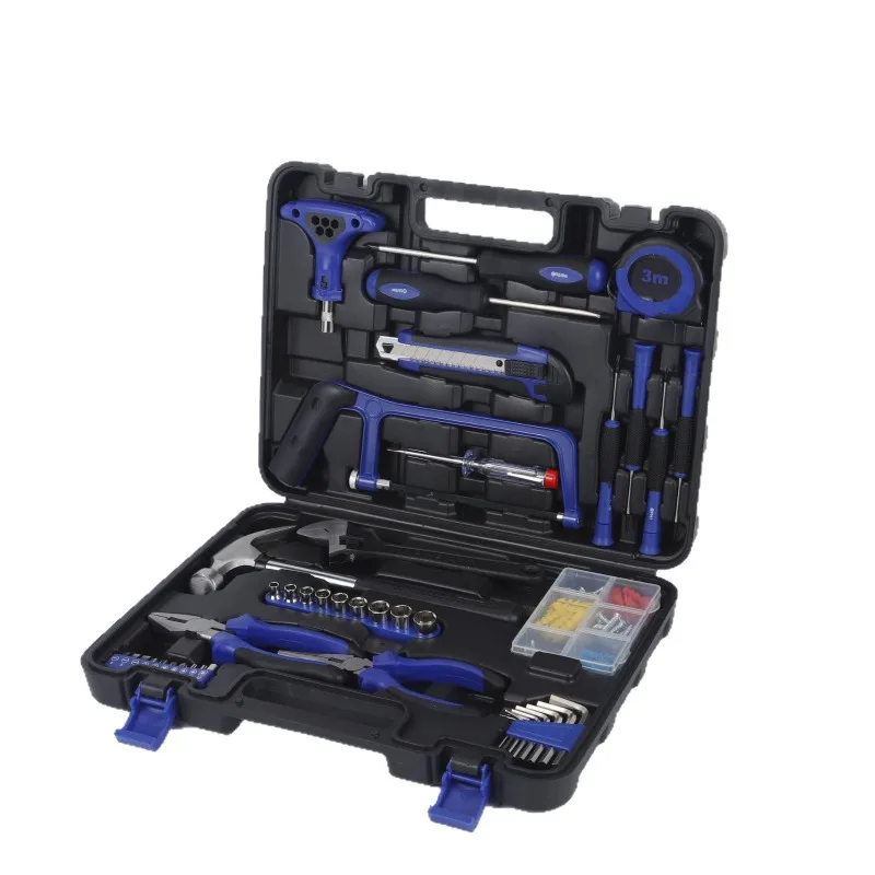 

126-Piece carbon steel household combination tool set Daily maintenance and repair hardware tool set