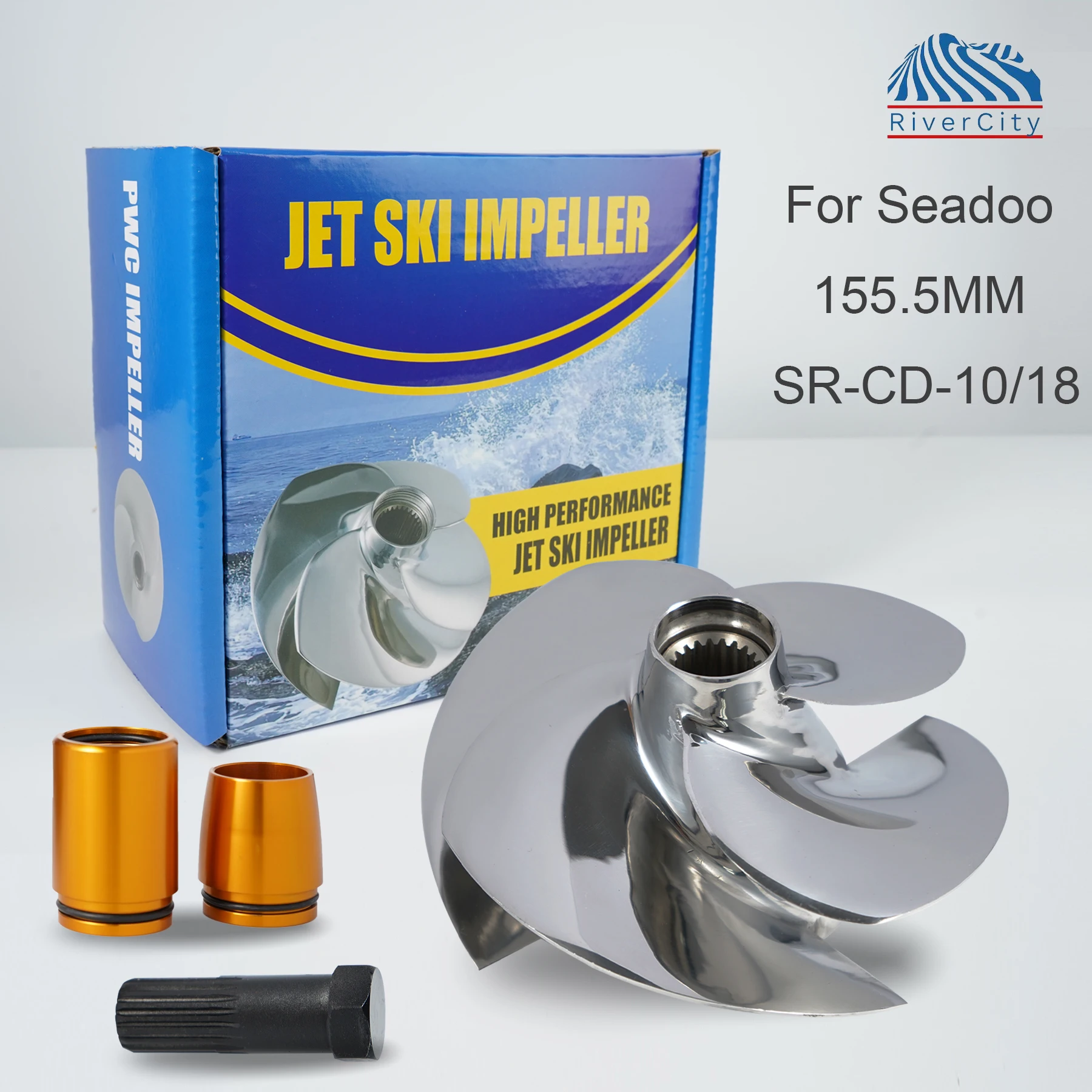 

Replaced Solas Fit Seadoo Jet Ski Impeller GTI /SE 130/SE/ STD/4-TEC SE/ 4-TEC STD/4-TEC RENTAL/ 4 Blades SR-CD-10/18 155.5MM