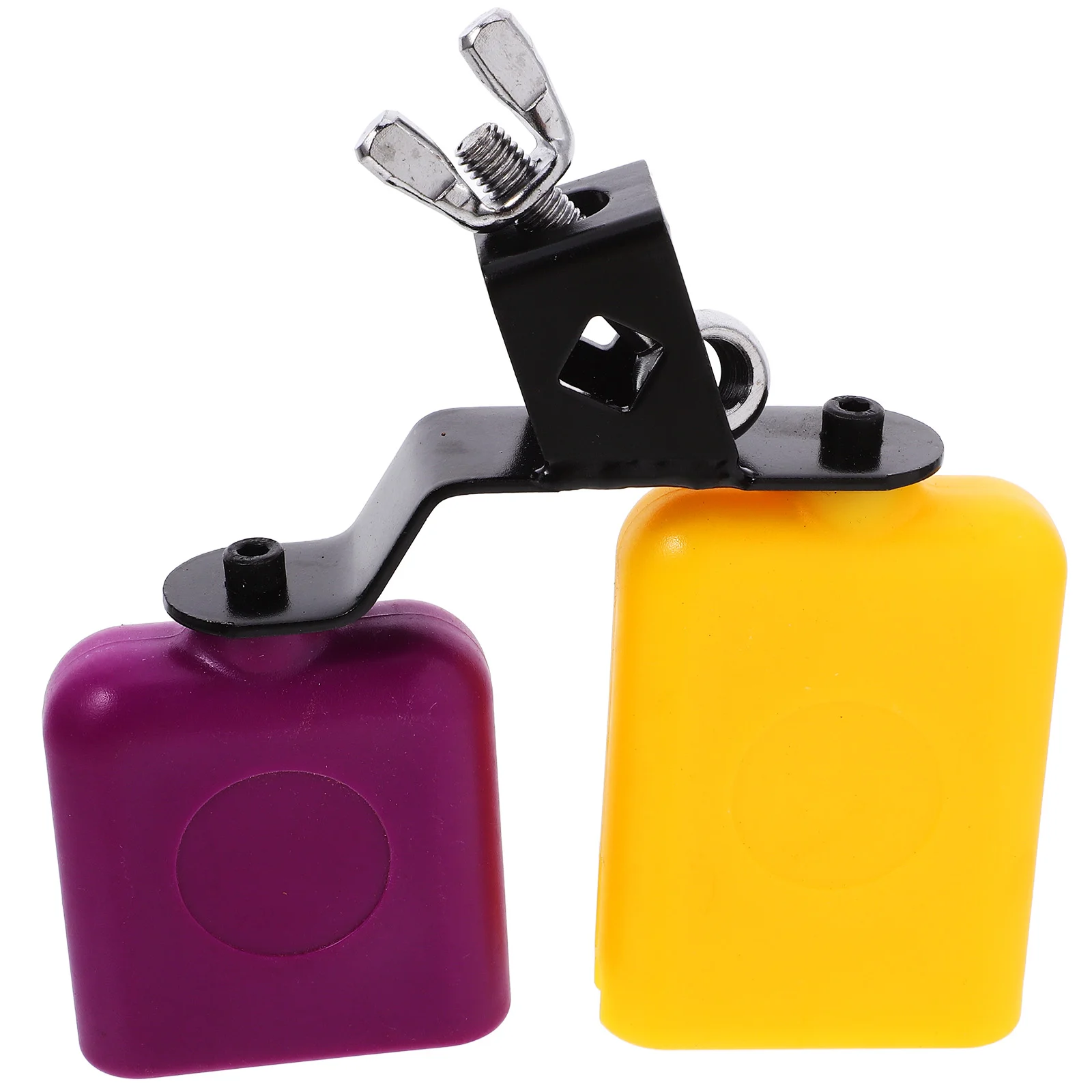 

Cowbell Bangzi Percussion Timbales High Low Tone Block Drum Kit Accessory Medium
