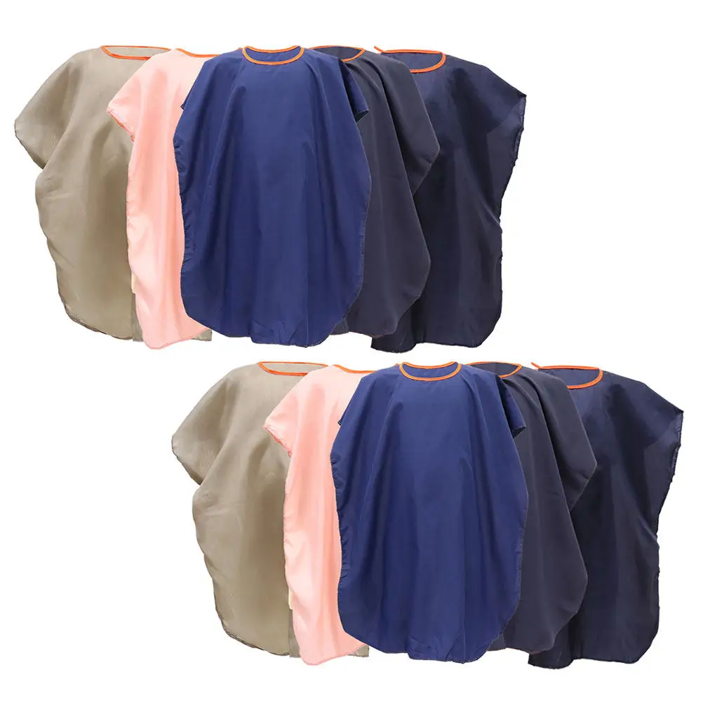 

10Pcs Children Hairdressing Cape Waterproof Lightweight Foldable Salon Apron Kids Hair Cutting Cloak Barber Hair Styling Cloth