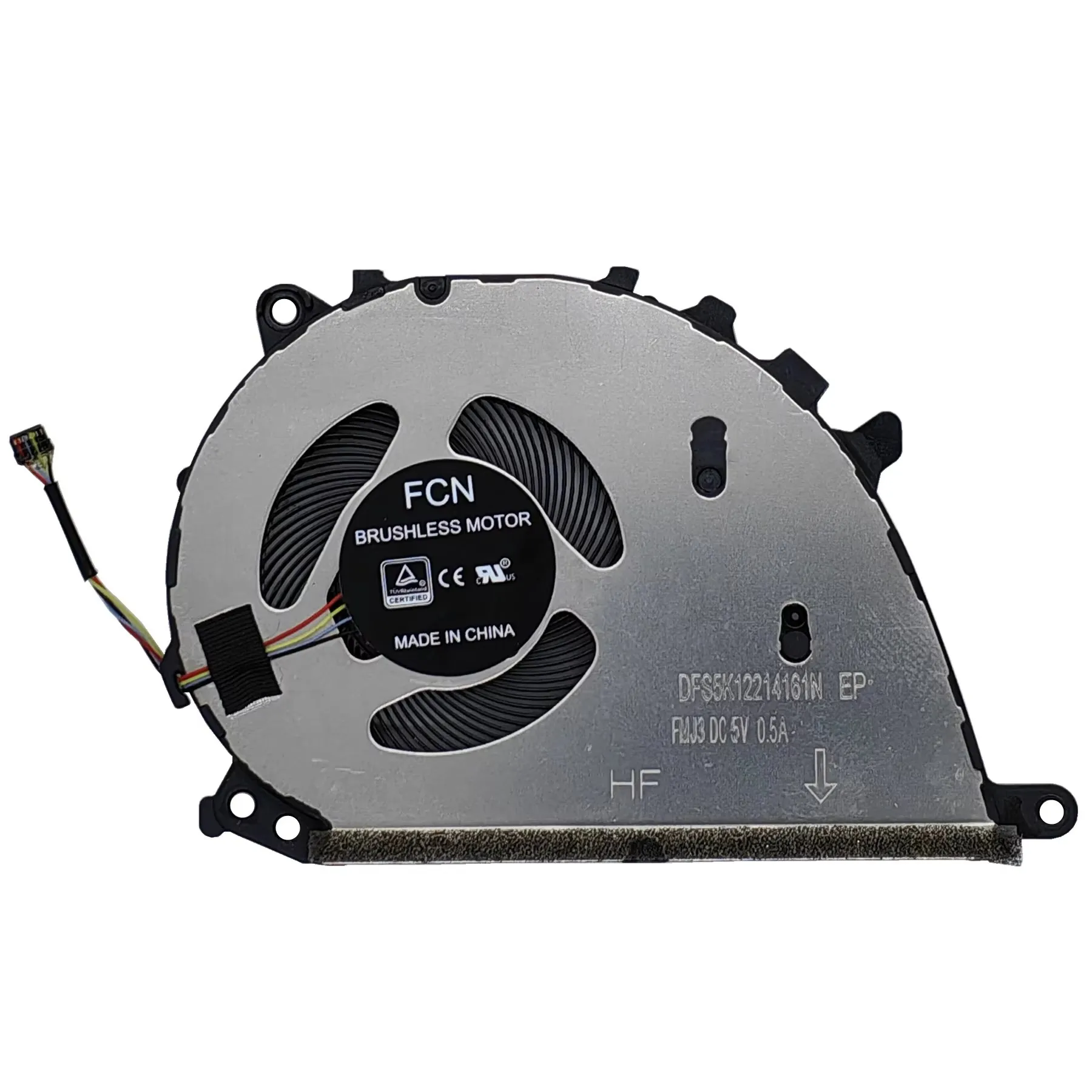 Laptop CPU Cooling Fan for ASUS Zenbook 13 UX325 14 UX425E UM425 U4700JE DFS5K12214161N FMJ3 DC5V 0.5A