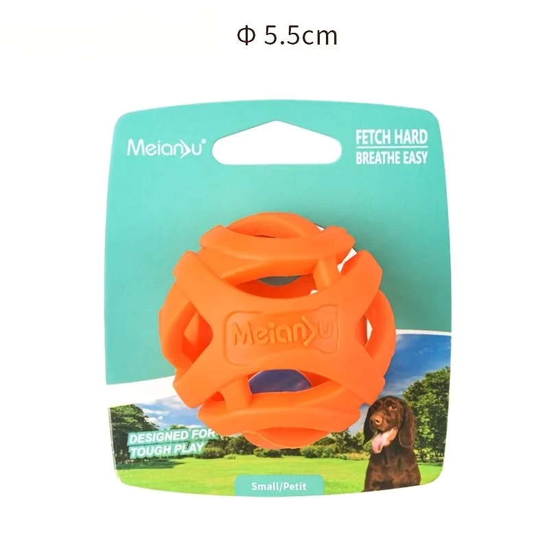 Pelota de Juguete Resistente y Elástica para Perros, Limpieza Dental, Juguete Molar, Pelota Interactiva para Perros Pequeños y Medianos