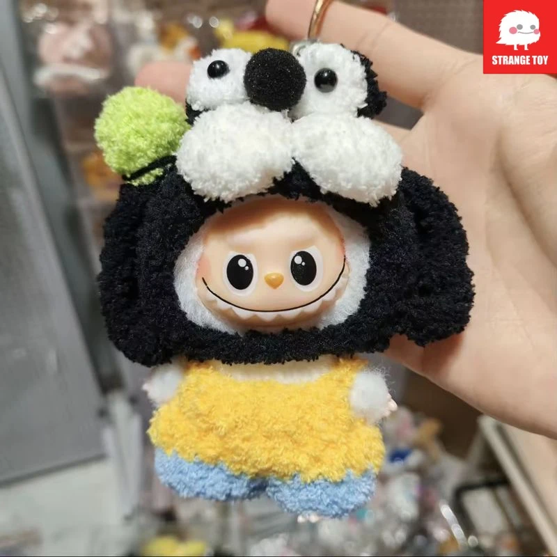 

Для Labubu 4,0 новая мини-кукла ручной работы, комплект вязания крючком Labubu, одежда Labubu, милые сменные наряды, аксессуары для кукол