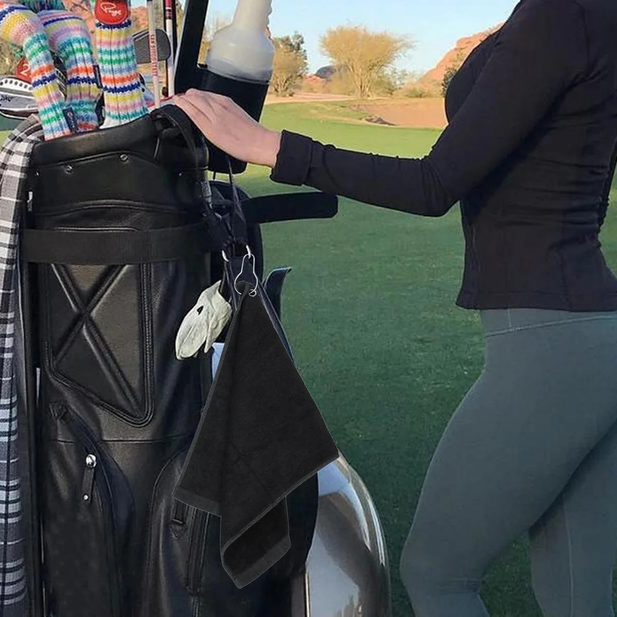 

3Pcs Sports Towel Cotton Material Comfortable Quick-Dry Portable for Travel Mountaineering Outdoor Activities Hole Towel with