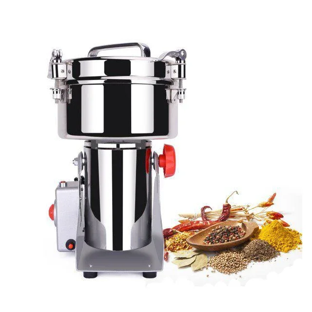 800g Capacity Swing Type French Coffee Grinder Stainless Steel Electric Household Hotel Use Bean Chocolate Marble Herb Spice