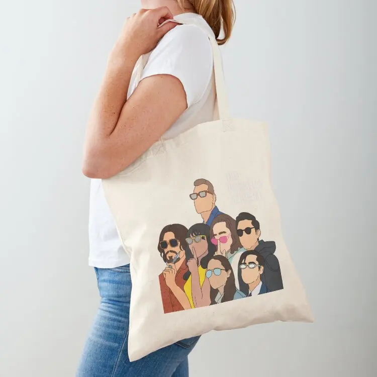 Umbrella Academy, Hargreeve Family, color, dark Tote Bag Gift bags Women's bag Big bag
