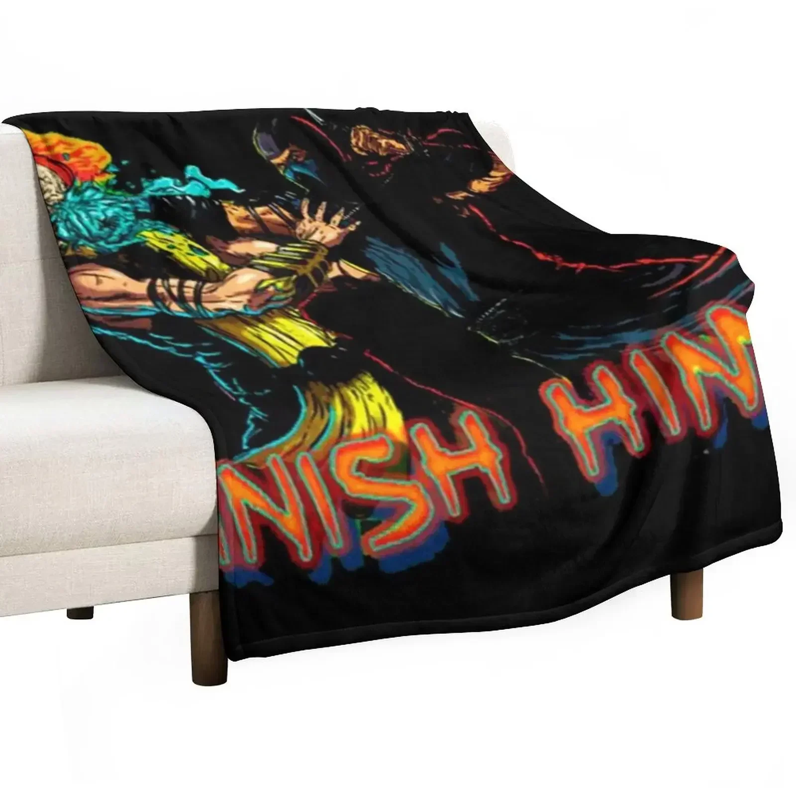 

Mortal Kombat Scorpion vs Subzero Throw Blanket Thins Cute Nap Blankets