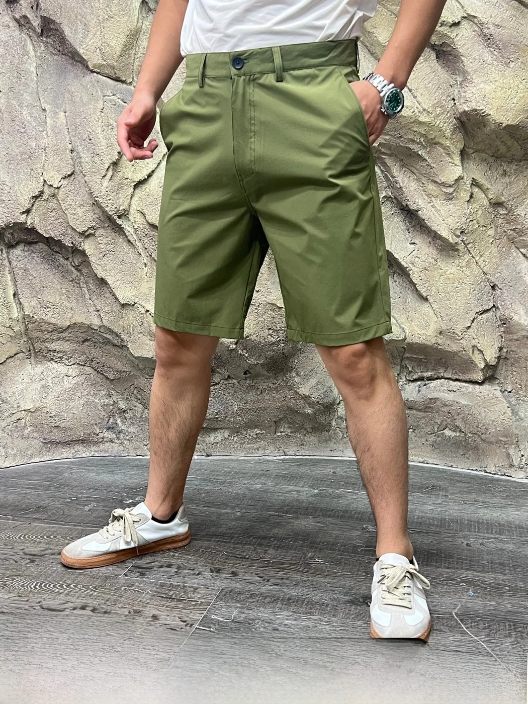 Quick Dry Golf Series Men's Shorts California Cow Goods Four-Sided Elastic Sweat Absorbent Breathable Summer Fashion Shorts