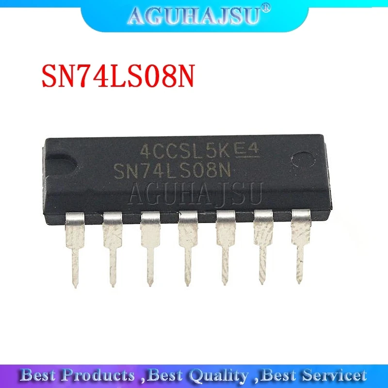 10PCS SN74LS08N SN74LS08 DIP14 DIP 74LS08N 74LS08 new original
