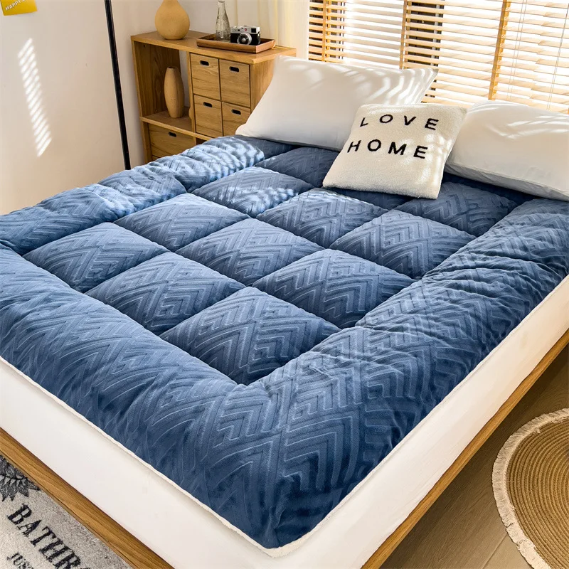 Lamb Cashmere Mattress Quilt Cushion Household Tatami Bed Mattress Student Dormitory Single Occupancy Special Floor Mattress