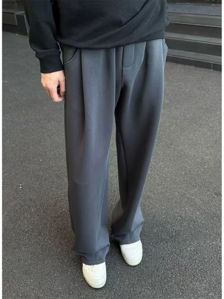 

Cleanfit Blue ey Straight Leg Sports Pants Men's Autumn Winter American Sle Heavy Du Slim Fit Trousers Casual Pants