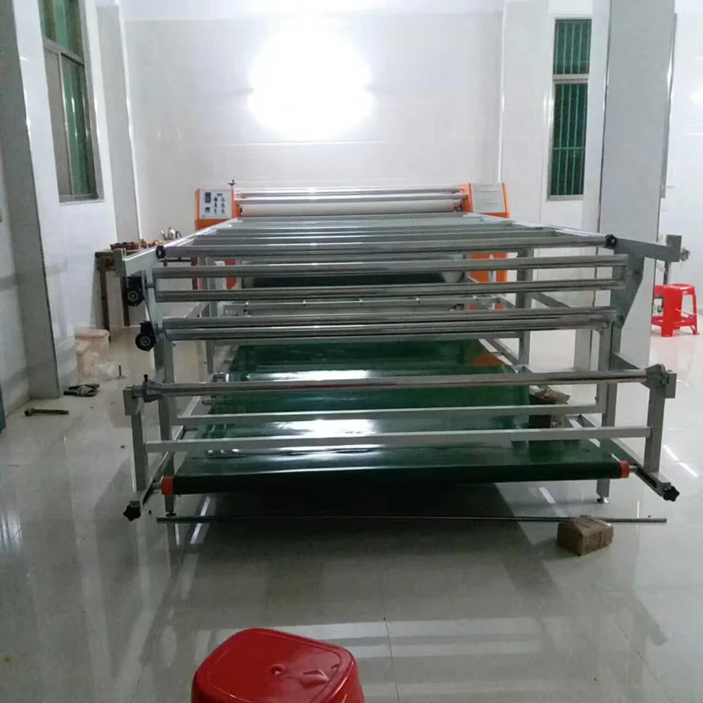 Roll To Roll Sublimation Rotary Calendar Heat Press Machine For Textile Printing Continuous Production Custom Design