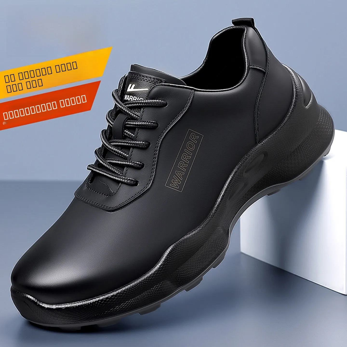 

Мужские повседневные кожаные туфли, водонепроницаемые и противоскользящие, для занятий спортом на открытом воздухе, с верхом из натуральной кожи, осенне-зимние, новые, удобные...