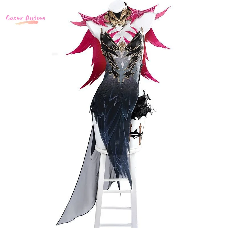 Coser Game Naraka: Bladepoint Tarka Ji Cosplay Costume Uniform Halloween Carnival Party Christmas Play Role Clothes Clothing