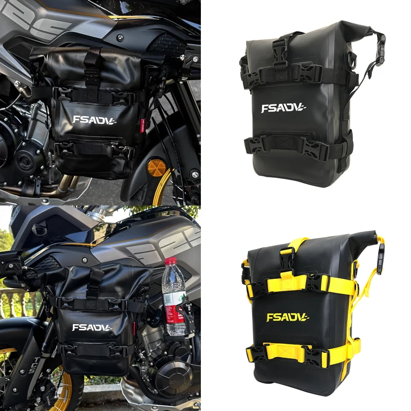 

For BMW R1200GS R1250GS For Honda For Suzuki Universal Motorcycle Frame Crash Bars Waterproof Bag Repair Tool Placement Bag