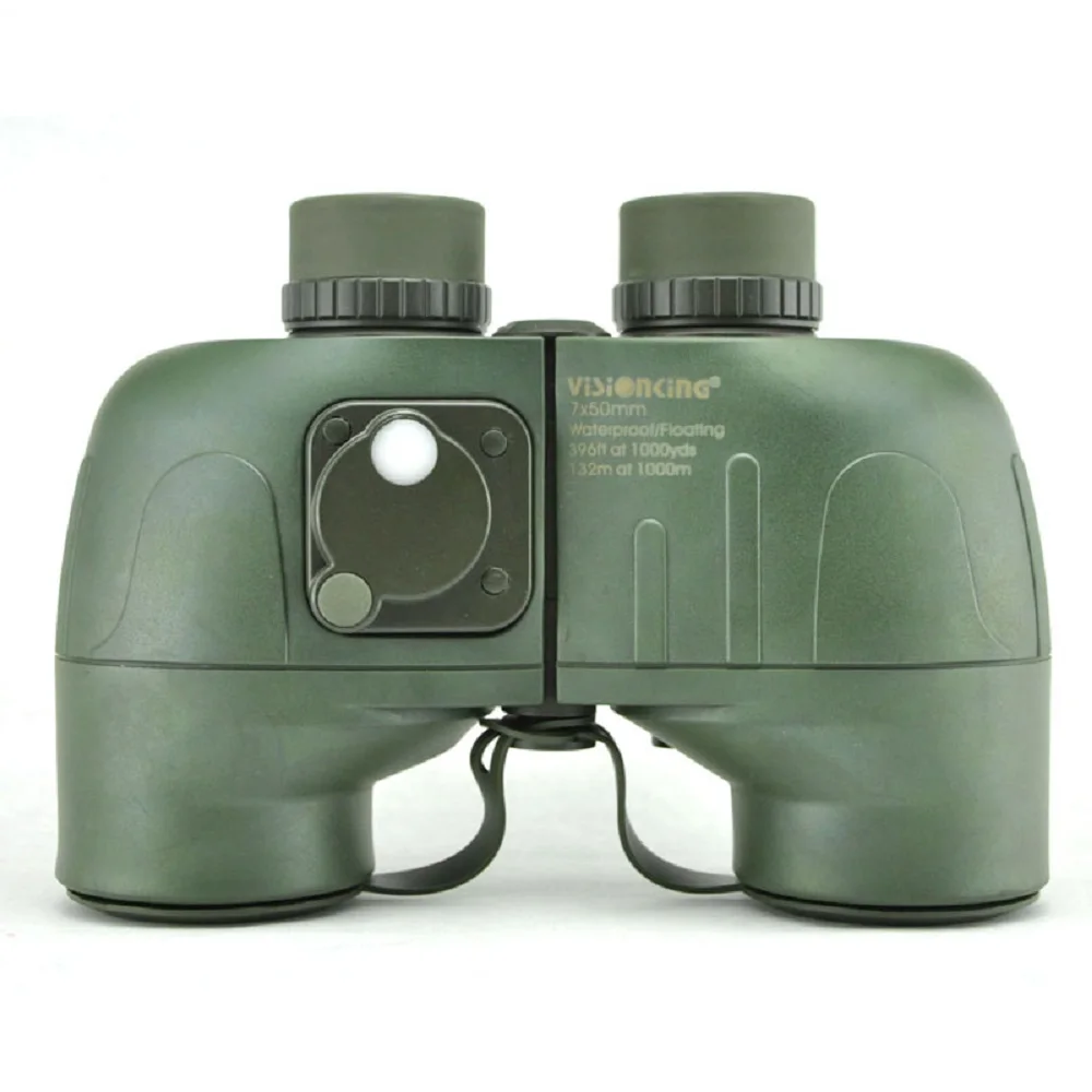 

Visionking Floating 7x50 Porro Binoculars Rangefinder Illuminated Compass Power Nitrogen FMC Bak4 Waterproof Hunting Telescope