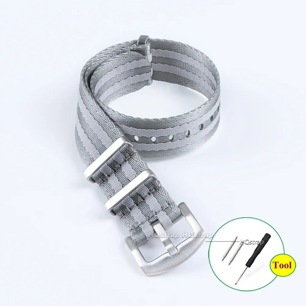 Hochwertiges Nylonarmband, 18 mm, 20 mm, 22 mm, geflochtenes Canvas-Uhrenarmband, für Herren und Damen, weiches Sport-Militärarmband-Zubehör