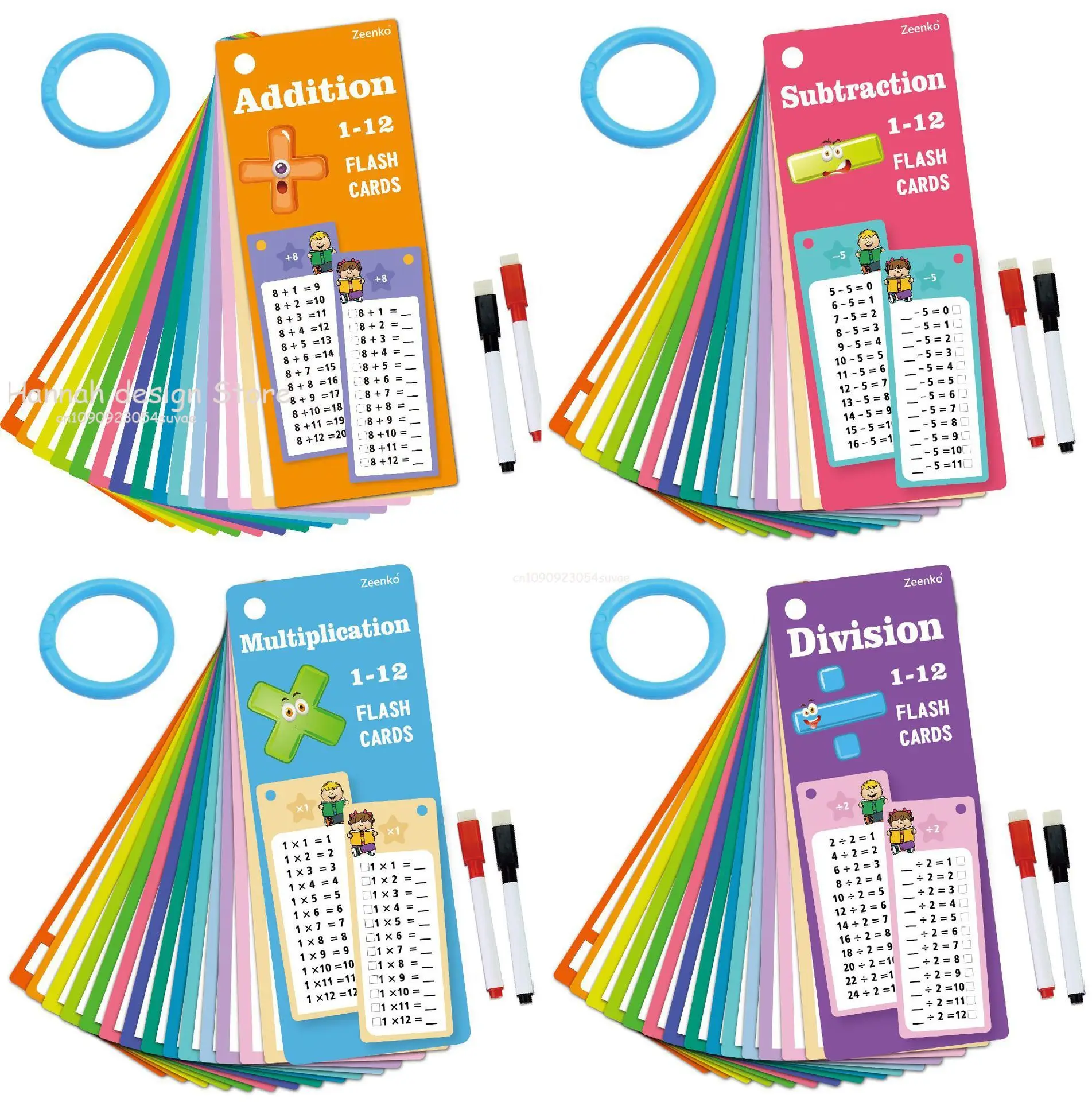 Crianças multiplicação 1-12 flashcards matemática fato habilidade melhorar ferramentas de aprendizagem aritmética para o jardim de infância escola primária