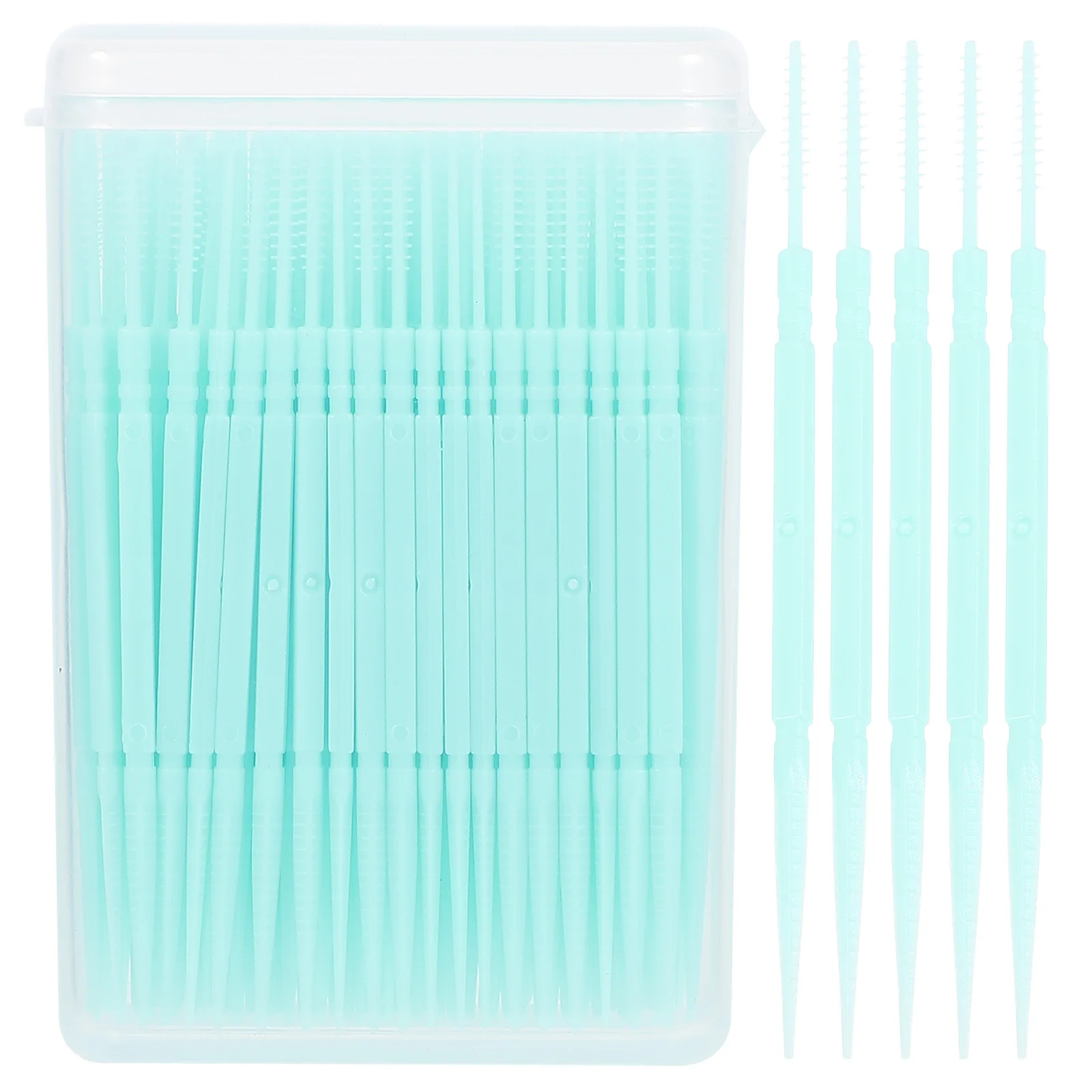 

200 Pcs Interdental Brushes Soft Material Removes Food Debris Plaque Travel Size Lightweight Oral Hygiene Tooth Care Dental