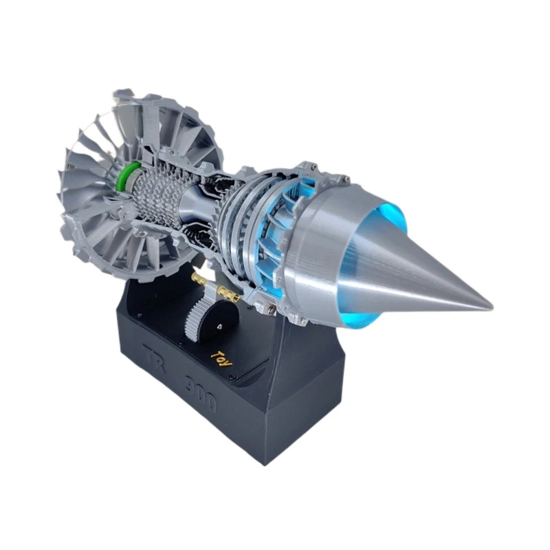 

TR900 Four-bearing Turbofan Engine Assembly Model Toy, PLA Metallic Silk Material, Desktop Decoration, Handcrafted Gift