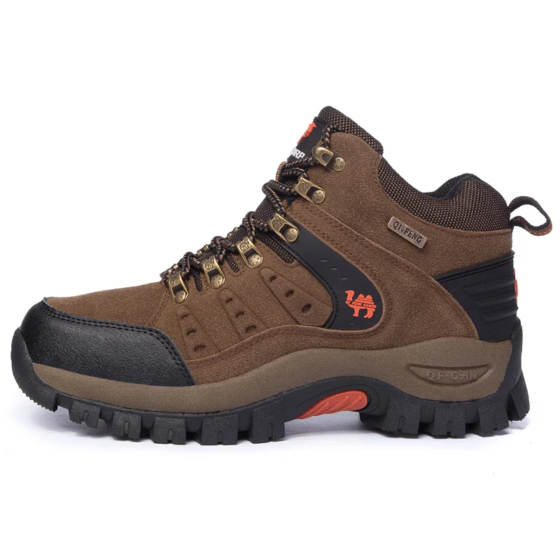 Scarponi da trekking all\'aperto di grandi dimensioni Uomo Donna Moda antiscivolo Stringate Arrampicata Sneakers invernali Stivali da trekking da