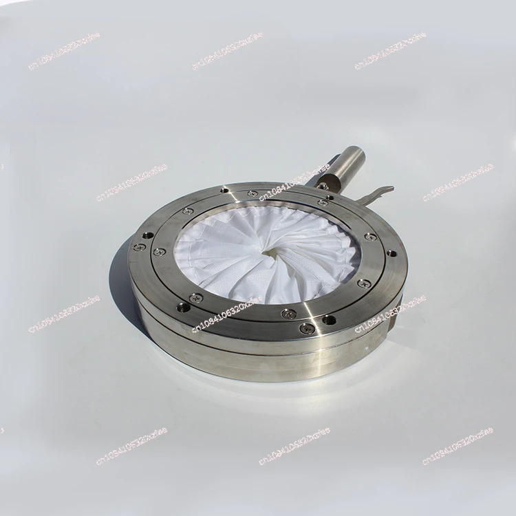 Aperture Stainless Steel Aperture Iris Valve, Full Hole Single Diaphragm Open Aperture Valve for Powder