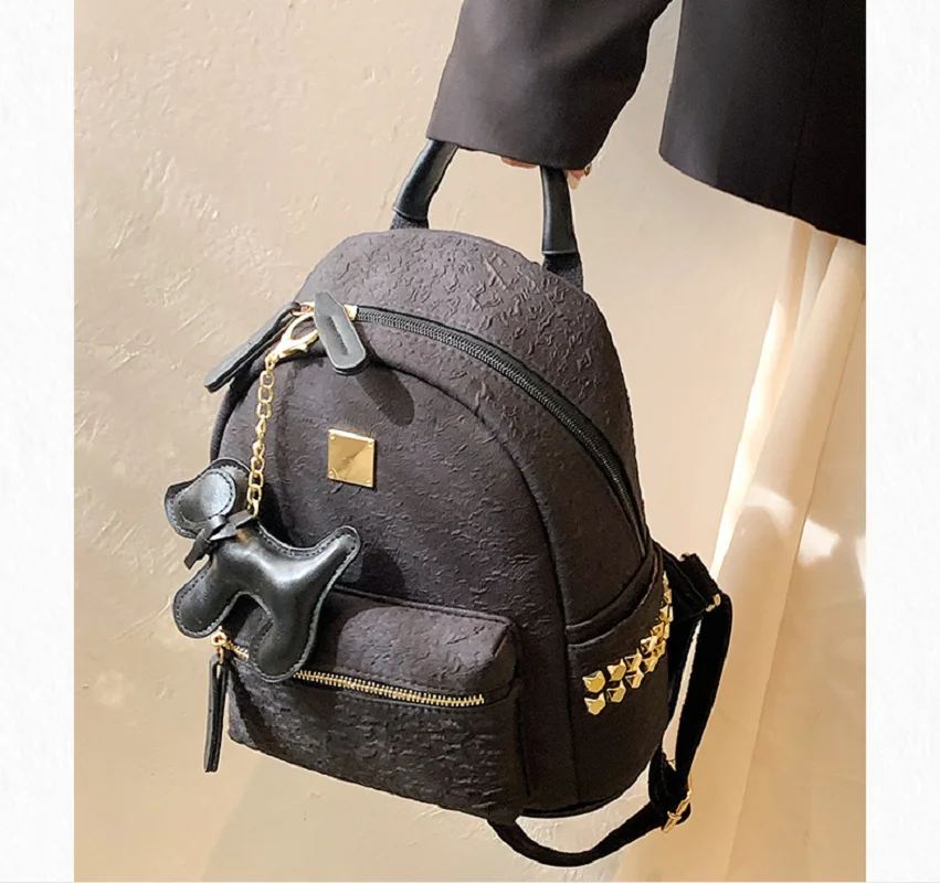 Hot Sale Large Capacity Travel Backpacks Fashion Luxury Oxford Canvas Double Zipper Shoulder Bags Totes Backpack School Bag