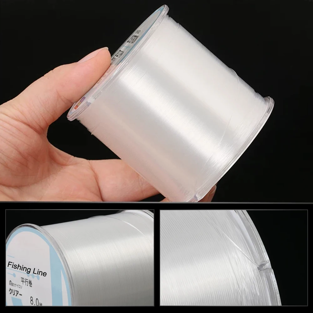 Mr.lurion 500 m langlebige Nylon-Monofilament-Angelschnur für Felsen, Meer/Süßwasser, Durchmesser 0,10 mm bis 0,47 mm, japanisches Angelzubehör – Detail 3
