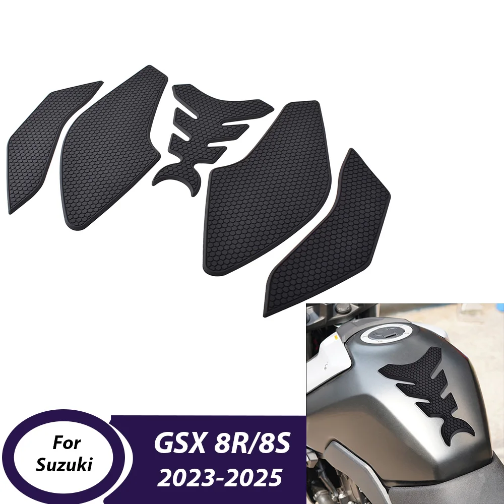 

GSX8R GSX-8R Motorcycle Tank Pad Protector Sticker Decal Gas Knee Grip For Suzuki GSX 8R 8S 2023-2025 GSX8S Accessories