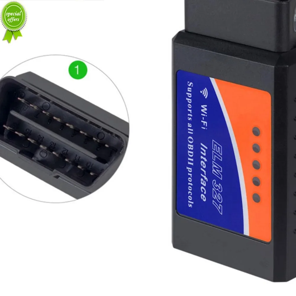 

Car Diagnostic Scanner Wifi OBD2 OBDII ELM 327 Auto Scanner ELM327 For IPhone Android Window