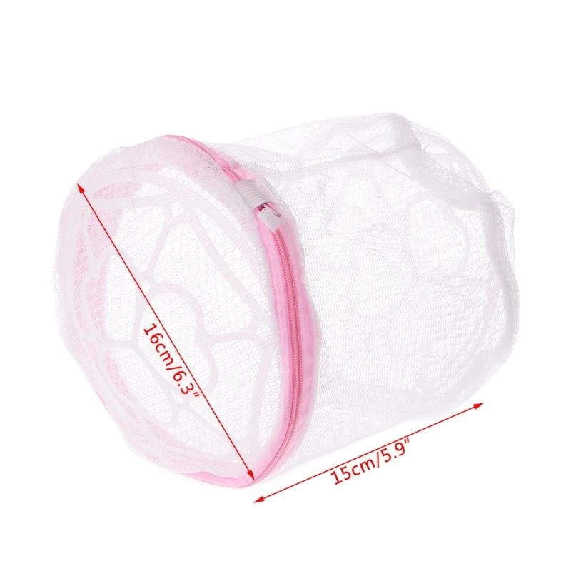 Zipped Wash Bag Net Fabric Travel Organization Bag Home Bedroom Bathroom Wash