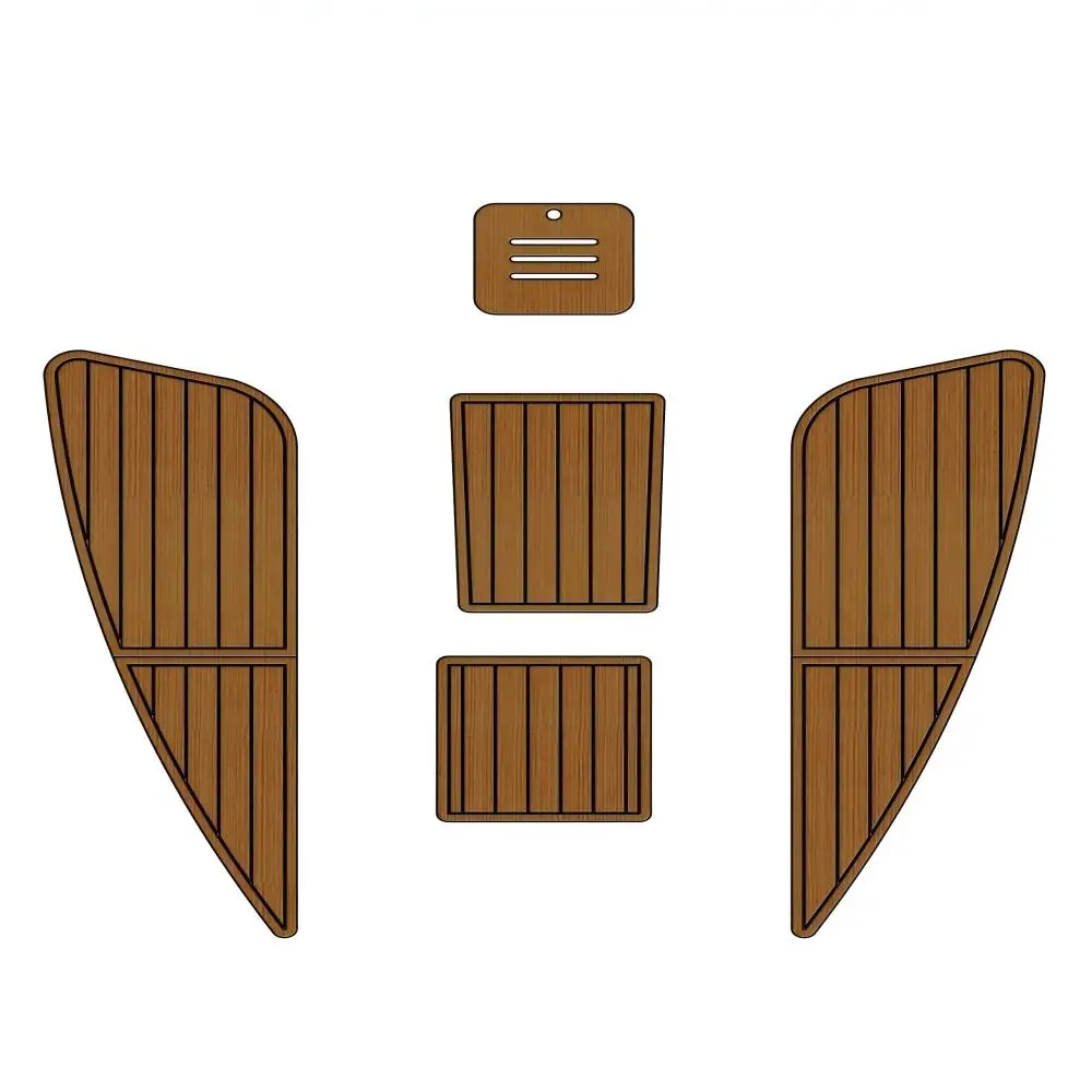 

STLF 2004 Bryant 214 Cuddy Bow Pad Boat EVA Foam Faux Teak Deck Floor Mat SeaDek MarineMat Gatorstep Style Self Adhesive