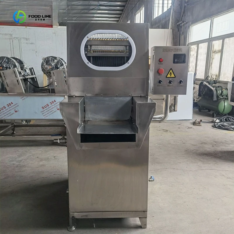 Automatic Poultry Chicken Pork Beef Meat Brine Injector Machine Saline Water Injection Equipment FL Customized