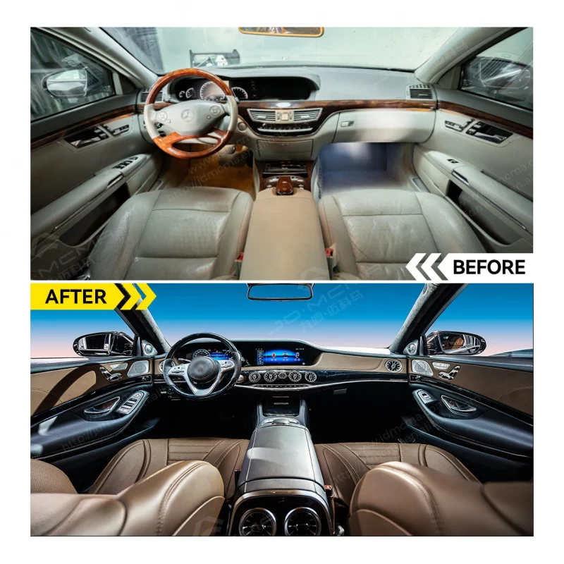 S Class New 2023 W221 Upgrade To W222 W223 Interior Right Hand Drive With Wholesale Price