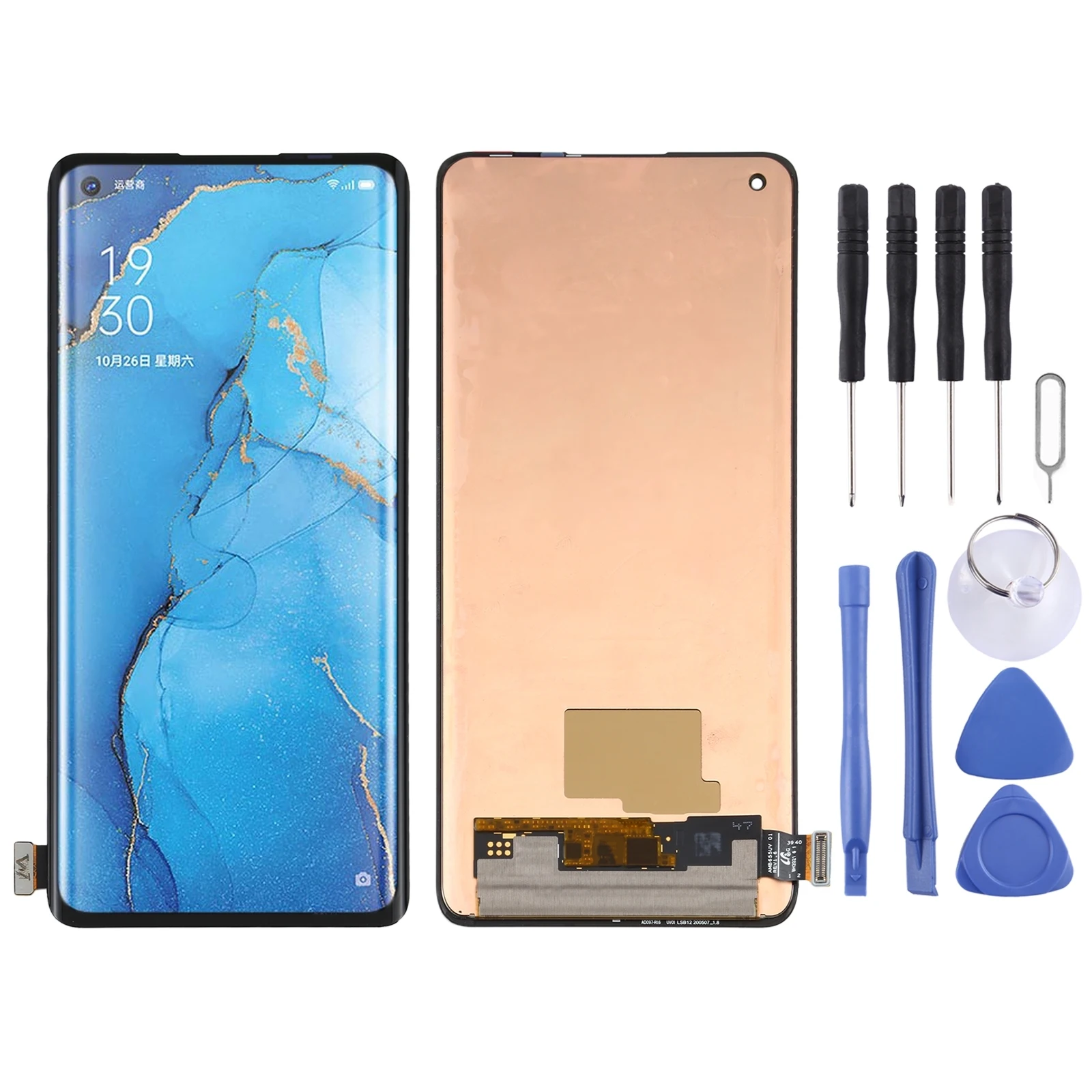 

AMOLED LCD Screen for OPPO Reno 3 Pro 5G / Find X2 Neo CPH2009 with Digitizer Full Assembly