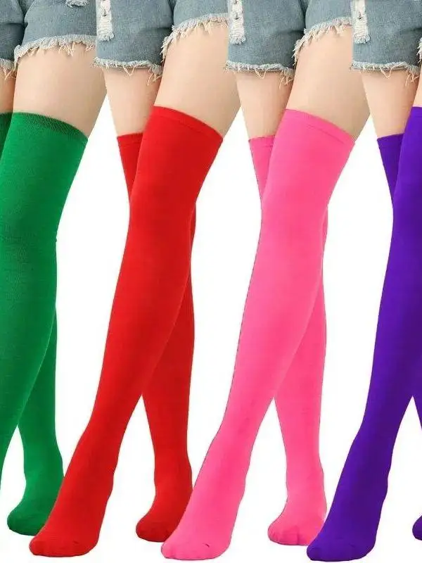 medias-de-cintura-alta-de-color-caramelo-para-mujer-accesorios-de-leggings-modernos-y-comodos-por-encima-de-la-rodilla