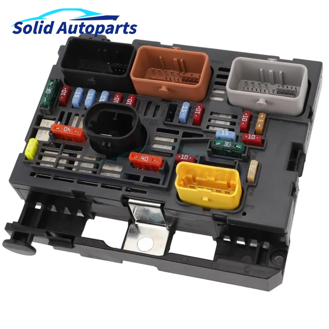 9807028780 Fuse box assembly 9664706180 For Peugeot Berlingo Partner 308 408 607 Expert Jumy Citroen C4 BSM R04