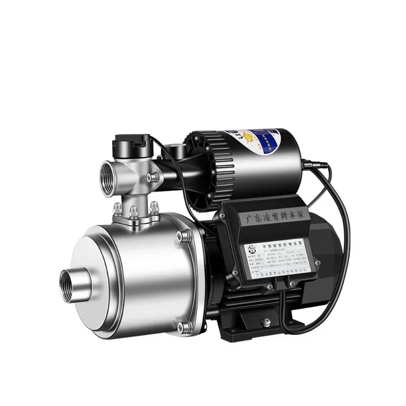 Stainless steel booster pump self-priming pump intelligent household automatic tap water 220v pipeline well water pump